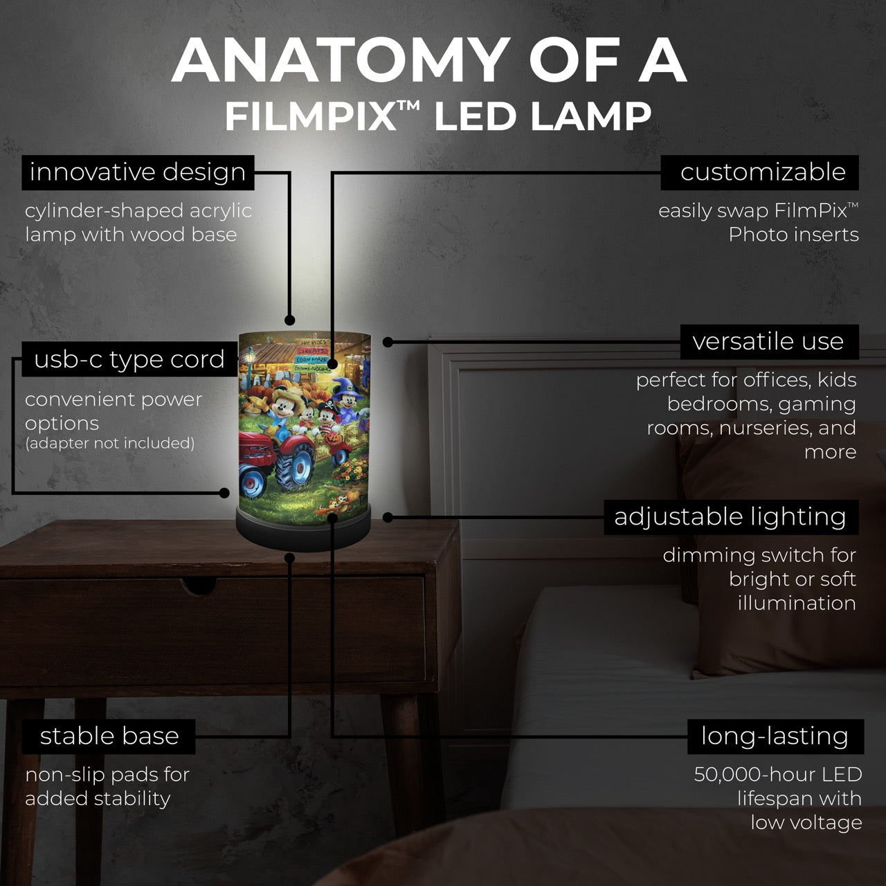 Disney (Mickey and Minnie Pumpkin Festival) FilmPix™ Photo Insert P1808H068